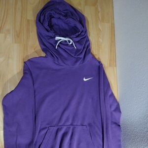 Vintage Nike Small Swoosh Logo Hoodie Sweatshirt
